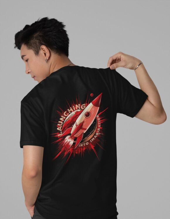LAUNCHING INTO IMAGINATION T-SHIRT - Image 4