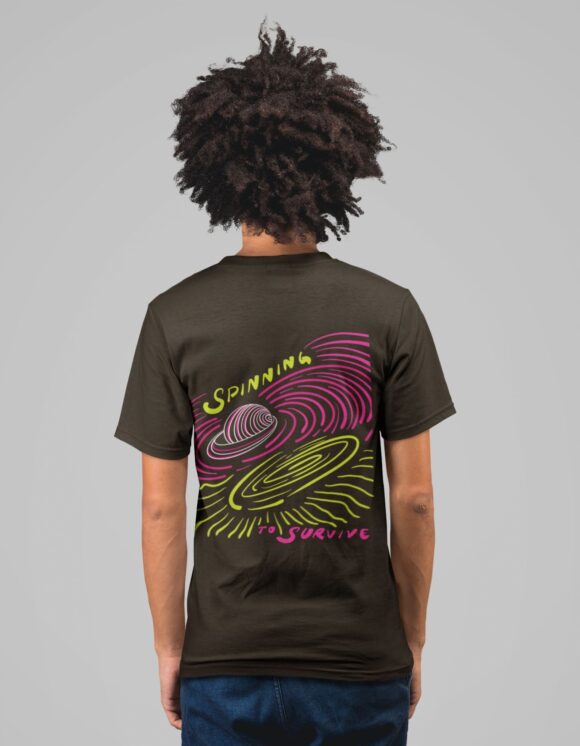 SPINNING TO SURVIVE T-SHIRT
