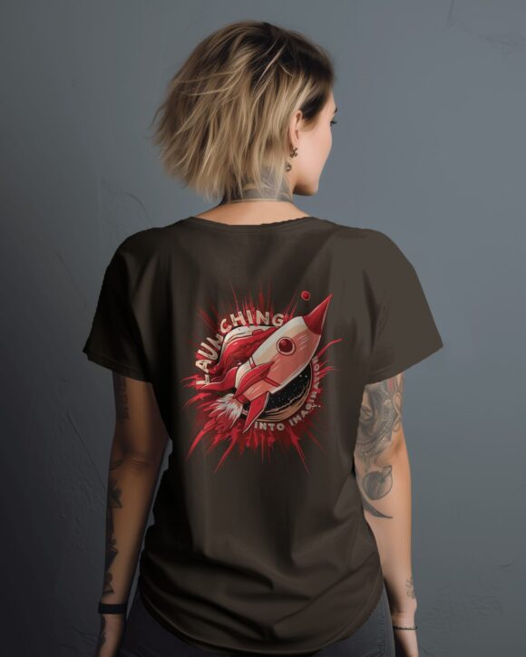 LAUNCHING INTO IMAGINATION T-SHIRT - Image 8