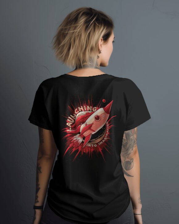 LAUNCHING INTO IMAGINATION T-SHIRT - Image 5