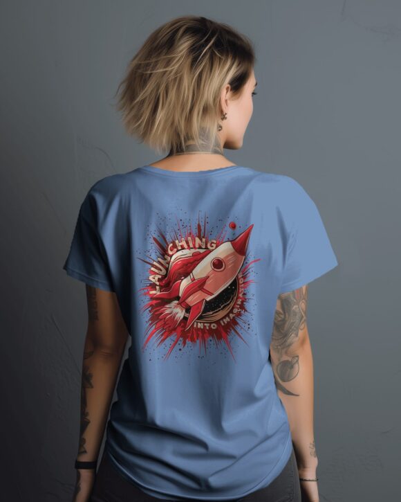 LAUNCHING INTO IMAGINATION T-SHIRT - Image 2