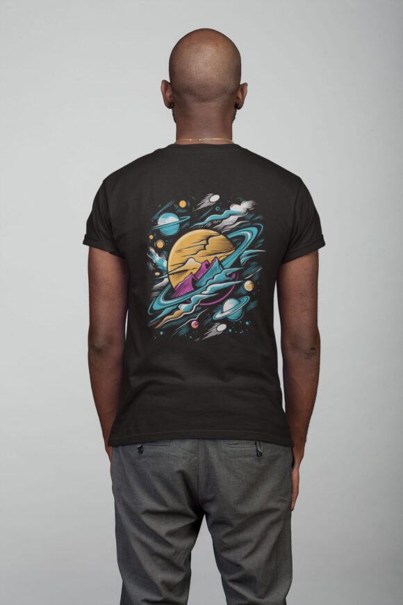 PLANET WITH RINGS T-SHIRT - Image 5