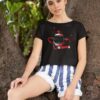 ASTROPHILIA TYPOGRAPHY CROP T-SHIRT