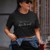 SKY TYPOGRAPHY CROP T-SHIRT