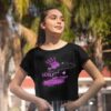 PAINT THE STARS TYPOGRAPHY CROP T-SHIRT