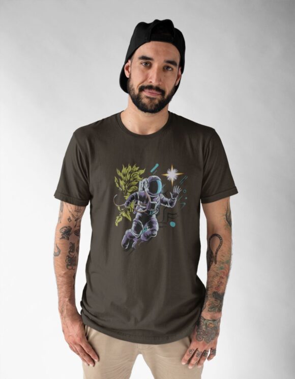 ASTRONAUT VECTOR T-SHIRT - Image 4